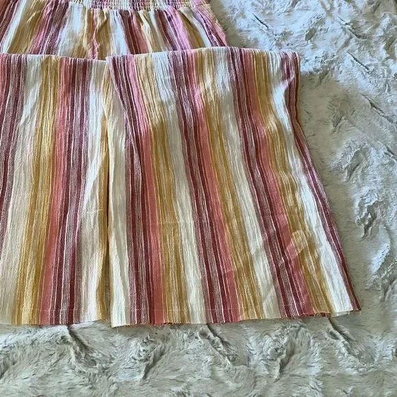 Nwt Rip Curl High Waist Wide Leg Striped Pants Size Large - Picture 16 of 16